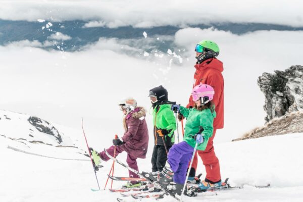 skiing in new zealand cardrona ski field nz ski lessons kids family